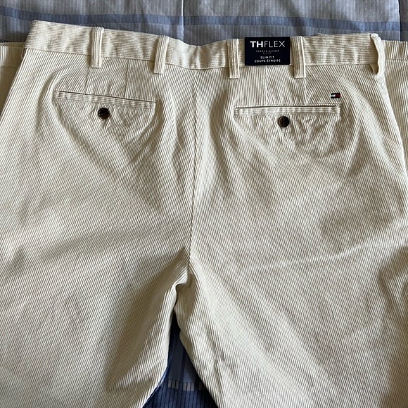 Tommy Hilfiger Corduroy Pants, 38, White, New - Picture 2 of 5